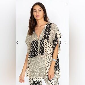 Johnny Was Marasusa Silk Poncho